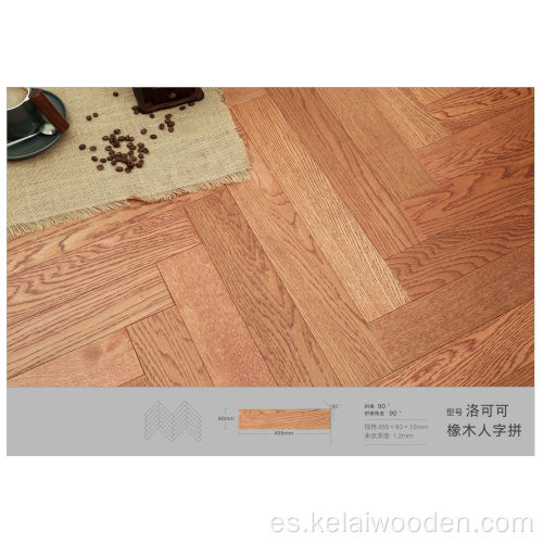 parquet de espiga de chevron pisos de madera de ingeniería